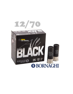 Cartucce da tiro calibro 12 BORNAGHI All Black 28 g 12/70
