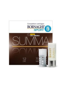 Cartucce calibro 12 per il tiro  Bornaghi Sport Summa 12/70 2,0 mm 24 g PIOMBO  7,5