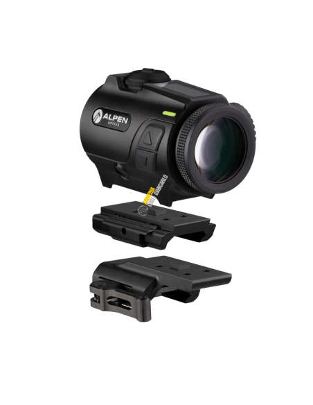 ALPEN OPTICS - NEVADA LT PRISM 3X24 RED DOT CON RETICOLO BALISTICO E BASE PICATINNY A SGANCIO RAPIDO (13248)-AO000010