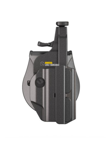 FONDINA UNIVERSALE PER PISTOLA POLIMERO CON SICURA T41 Universal Holster - Adjustable for a Precise Fit