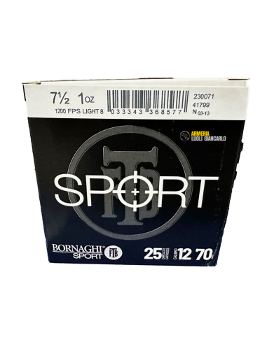 Cartucce da tiro Bornaghi Sport Target Loads T1SPORTLIGHT2875, 12