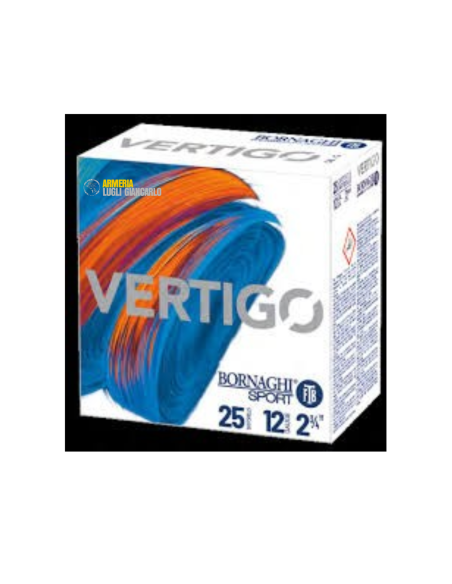 Cartucce da tiro Bornaghi Sport calibro 12 24 grammi BORNAGHI CARTUCCE TIRO VERTIGO 24