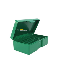 RCBS RICARICA Scatola portacolpi da carabina LARGE PISTOL da 50 colpi 44 45acp 357 sig