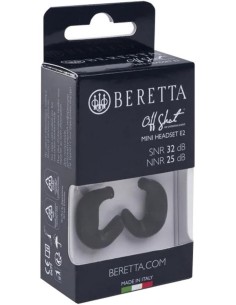 Beretta TAPPI 32 dB da sparo Mini Headset Nero Black E2