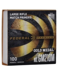 FEDERAL GM210M Match INNESCHI Large Rifle Conf. da 100 inneschi 2