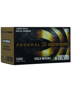 FEDERAL GM210M Match INNESCHI Large Rifle Conf. da 100 inneschi