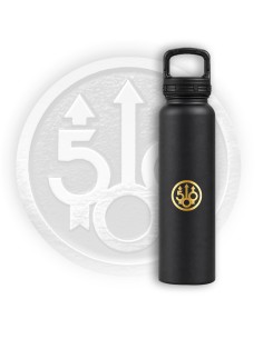 Borraccia Nera Beretta 500 anni 710 ml in acciaio inox con logo celebrativo