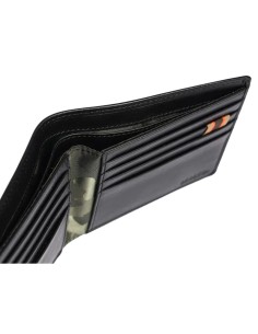 SKU: PP041L01260999UNI  Portafoglio Bifold Classic realizzato in 100% pelle con fodera in poliestere.  Colore: Nero 2