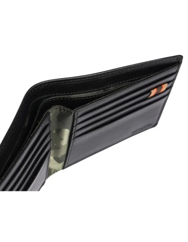 SKU: PP041L01260999UNI  Portafoglio Bifold Classic realizzato in 100% pelle con fodera in poliestere.  Colore: Nero