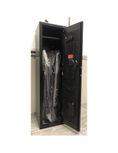 ARMADIO SICUREZZA CASSAFORTE METALLO CON COMBINAZIONE CHIAVE- SMONTATO CON COMBINAZIONE altezza 1450* larga 400* profonda 360