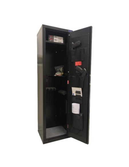ARMADIO SICUREZZA CASSAFORTE METALLO CON COMBINAZIONE CHIAVE- SMONTATO CON COMBINAZIONE altezza 1450* larga 400* profonda 360