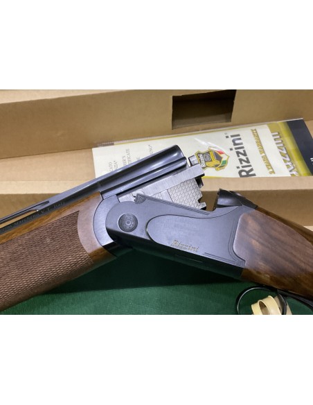 Sovrapposto usato da caccia Rizzini BR110 calibro  36 mag / 8 Flobert Canna 71cm. Bigrillo doppio calibro