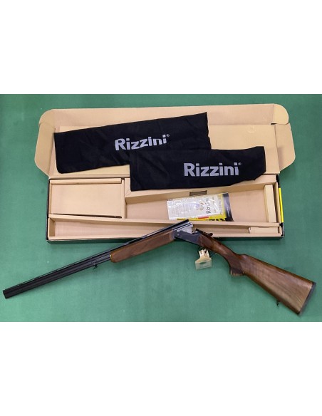 Sovrapposto usato da caccia Rizzini BR110 calibro  36 mag / 8 Flobert Canna 71cm. Bigrillo doppio calibro