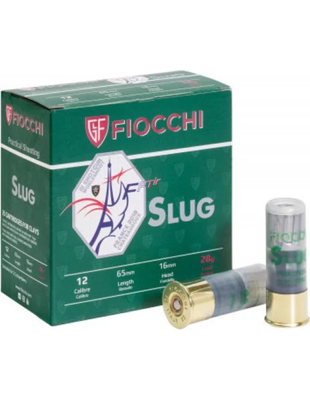 CARTUCCE Fiocchi Slug Practical Shooting 12/65 28g 25pz