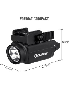 OLIGHT Baldr S 800 Lumen Torcia con Puntatore Verde 800 MAX 130 THROW 2