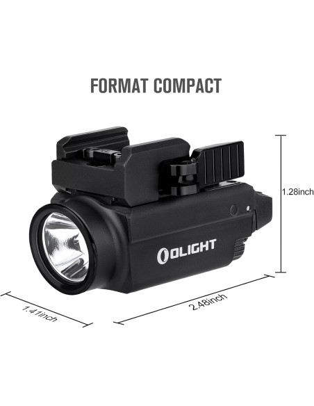OLIGHT Baldr S 800 Lumen Torcia con Puntatore Verde