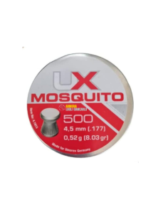 Pallini/Piombini pellet calibro 4,5 marca Umarex Morquito 500 pezzi 0,52gr