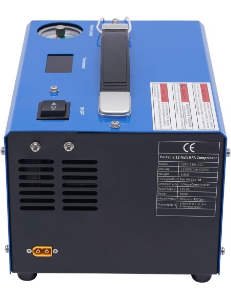PCP Compressore Armeria Lugli 300 bar per carabine e pistole pcp automatico