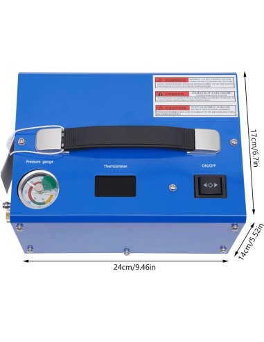 PCP Compressore Armeria Lugli 300 bar per carabine e pistole pcp automatico
