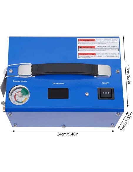 PCP Compressore Armeria Lugli 300 bar per carabine e pistole pcp automatico