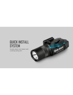 Torcia per armi OLIGHT Baldr Pro R Lampada Led con fascio verde, 1350 lumen, 200 m 2