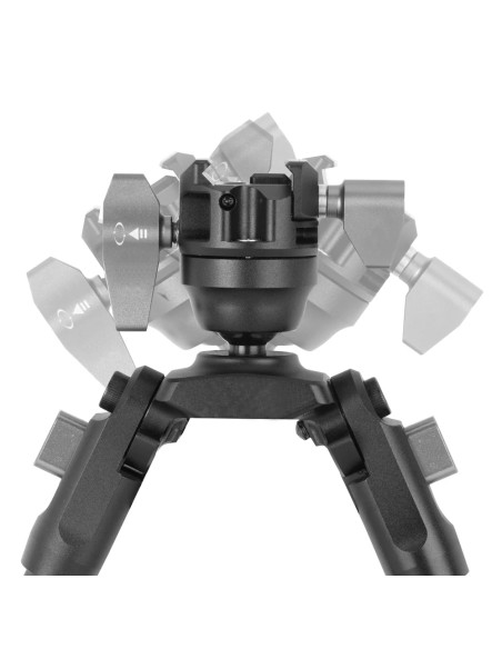 Vanguard Bipiede per armi 360 gradi EQ-Precision 1QS Bipiede per armi carabine  21,5 cm a 26,5 cm - 8.5" a 10.5"