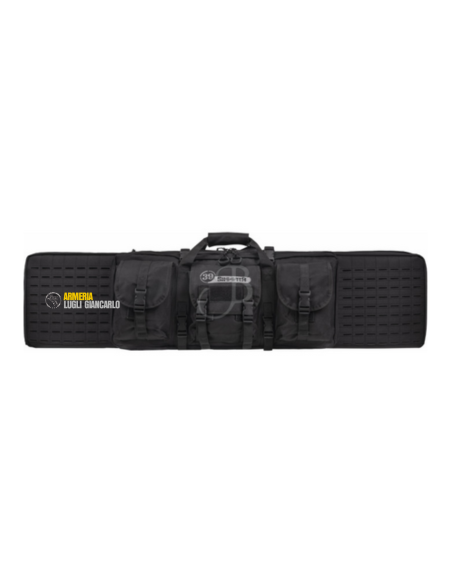 39SHOOTER CUSTODIA TATTICA/FODERO TATTICO ARMERIA LUGLI COLORE NERO PER CARABINA CON TASCHE ESTERNE CM.125 X 30 CODICE  572377