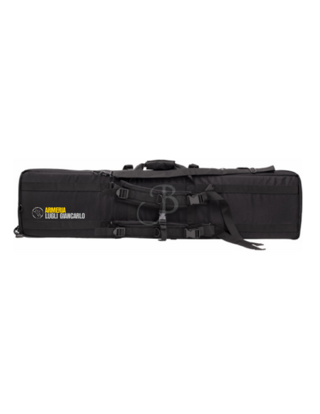 39SHOOTER CUSTODIA TATTICA/FODERO TATTICO ARMERIA LUGLI COLORE NERO PER CARABINA CON TASCHE ESTERNE CM.125 X 30 CODICE  572377