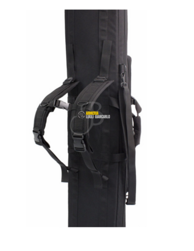 39SHOOTER CUSTODIA TATTICA/FODERO TATTICO ARMERIA LUGLI COLORE NERO PER CARABINA CON TASCHE ESTERNE CM.125 X 30 CODICE  572377