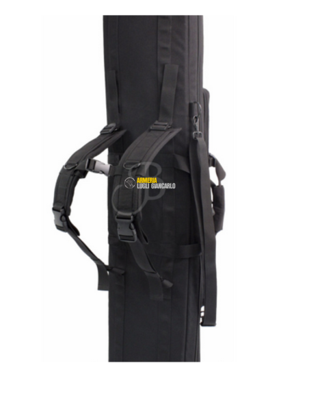 39SHOOTER CUSTODIA TATTICA/FODERO TATTICO ARMERIA LUGLI COLORE NERO PER CARABINA CON TASCHE ESTERNE CM.125 X 30 CODICE  572377