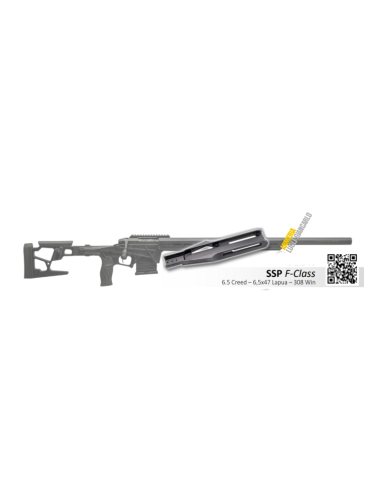 Carabina da tiro Sabatti armi modello STR/SSP F-Class Black calibro 308W canna 71cm