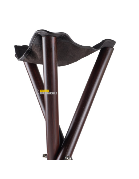 11110 Marca: RA SPORT SGABELLO TREPIEDE IN LEGNO CON PUNTALI IN ACCIAIO