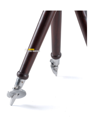 11110 Marca: RA SPORT SGABELLO TREPIEDE IN LEGNO CON PUNTALI IN ACCIAIO