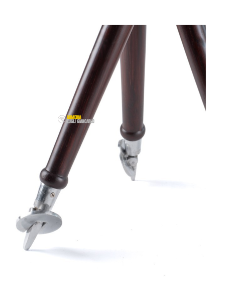 11110 Marca: RA SPORT SGABELLO TREPIEDE IN LEGNO CON PUNTALI IN ACCIAIO