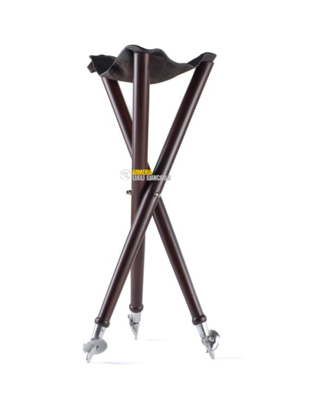 11110 Marca: RA SPORT SGABELLO TREPIEDE IN LEGNO CON PUNTALI IN ACCIAIO