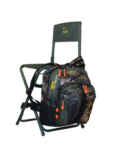543NC BENISPORT ZAINO CACCIA PESCA TEMPO LIBERO  SGABELLO CAMO 63 CM CHIUDIBILE TORCAZ