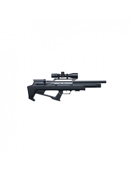 CARABINA PCP LIBERA VENDITA POLIMERO 10 COLPI ZEON COL.NERO CALIBRO 5,5 CANNA 46 CM