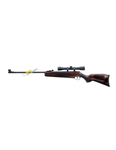 UMAREX CARABINA MOLLA LEGNO CANNA PIEGHEVOLE HAMMERLI HUNTER FORCE 600C -7,5J CALIBRO  4,5 COMBO Ottica 4x32