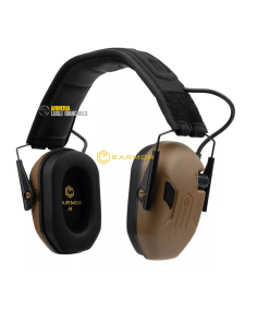 Accessori Caccia, Tiro ed Outdoor Cuffie 24 dB  tappi e occhiali  CUFFIA ELETTRONICA M300A-BK EARMOR US-TAN