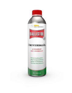 BA015 Pulizia Armi Lubrificanti  OLIO 500 ML BALLISTOL IN BOTTIGLIA DI ALLUMINIO