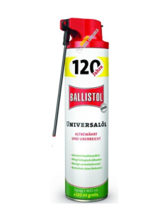 Pulizia Armi Lubrificanti  OLIO BALLISTOL 400 ML + 120 ML  Ideale per lubrificare e proteggere le tue armi