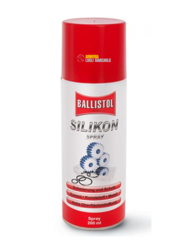 BA16 Pulizia Armi Lubrificanti  BALLISTOL SILIKON SPRAY 200ml  Ideale per lubrificare e proteggere le tue armi