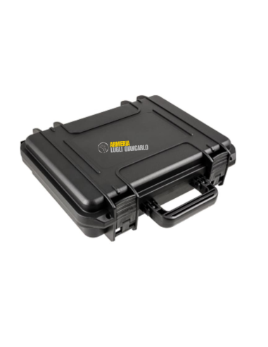 CA481 Accessori Armi Valigie armi  VALIGETTA RINFORZATA PER PIST. POLIPROOPILENE BUGNATA 32x22x8