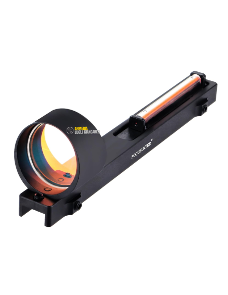 Mirino per bindelle fucili  in Fibra Rossa 1x28mm Ottica Tattica per Caccia  olografica Vista