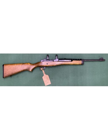 Carbina usata da caccia Ruger Mini 14 calibro 222rem con anelli / attacchi per ottica