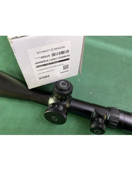 Schmidt e Bender 5-25x56 PMII LP P4FL 1cm cw