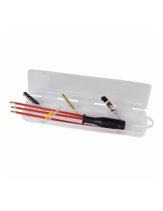 Kit pulizia armi carabine Armeria Lugli Clieaning Kit calibro 4,5 con asta e scovolini