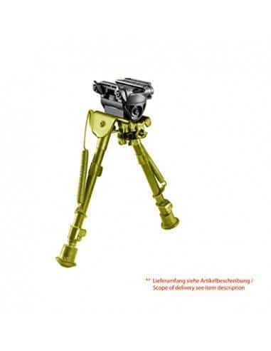 FAB Defense H-Pod - Harris Bipod inclinabile e Girevole Picattiny Adattatore Nero