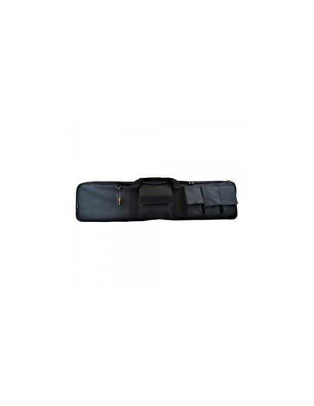 BORSA TATTICA PER FUCILE ARMERIA LUGLI B120 NERA cm110 con 4 tasche porta oggetti