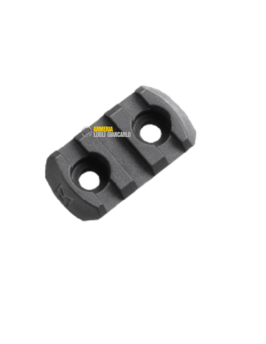 SLITTA SECTION FOR M- LOK COMPATIBLE SYSTEMS MAGPUL RAIL M-LOK IN ALLUMINIO 3 SLOTS MAG589 BLK M-lok